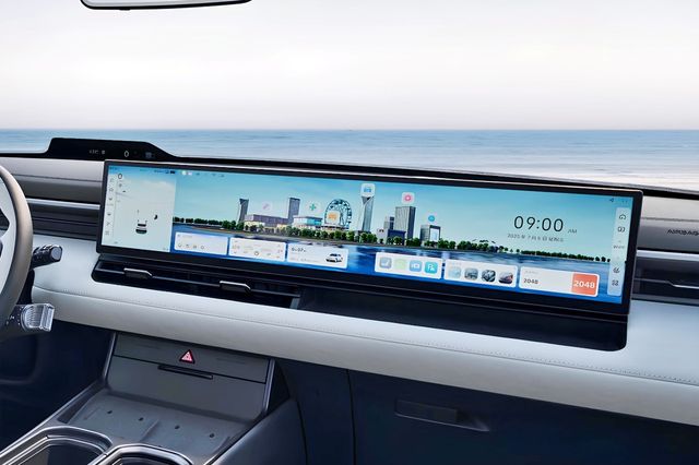 일렉시오에 탑재된 파노라믹 디스플레이 /사진=베이징현대