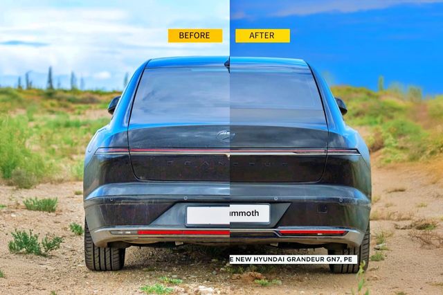 현대 현행 그랜저 및 신형 그랜저 예상도 비교 /사진=유튜브 '뉴욕맘모스'