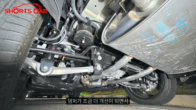 제네시스 GV80 하이브리드 테스트카 스파이샷 /사진=유튜브 '숏카 SHORTS CAR'