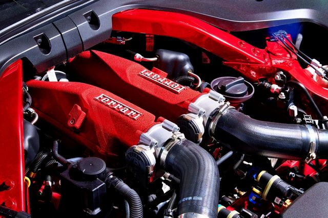 아말피에 탑재된 V8 4.0리터 가솔린 트윈 터보 엔진 /사진=페라리
