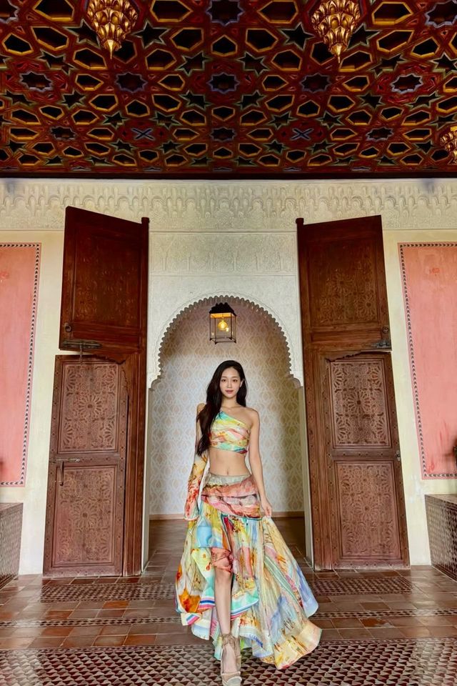 지머만 드레스 /사진=이주영 SNS