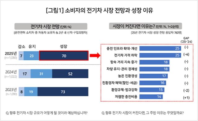 소비자 전기차 시장 전망과 성장 이유 조사 결과 /사진=컨슈머인사이트