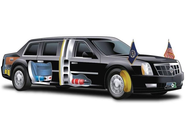 구형&nbsp;캐딜락 프레지덴셜 스테이트 카 특수장비 개념도 /사진=Autoweek