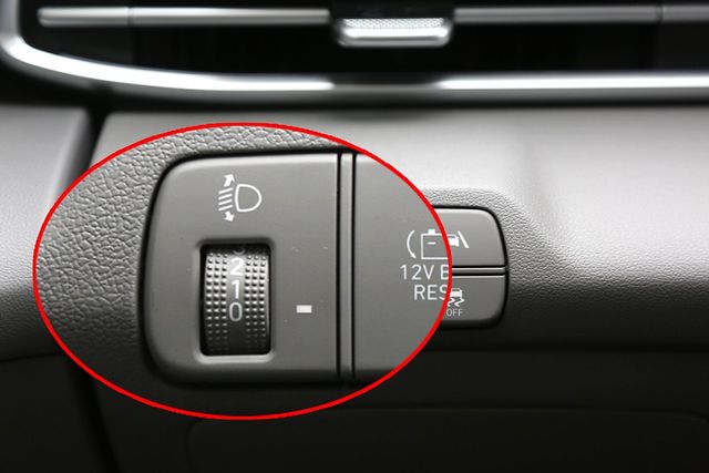 ▲헤드램프 각도 조절 장치(사진=View H)