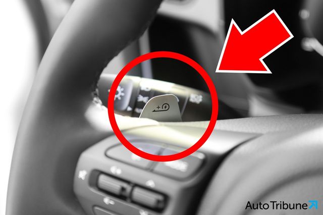 기아 레이 EV 패들 시프트 /사진=양봉수 기자