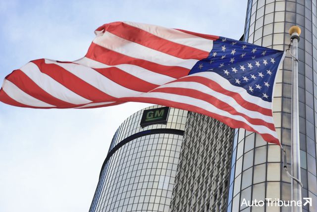 미국 디트로이트에 위치한 GM 본사 전경 /사진=양봉수 기자