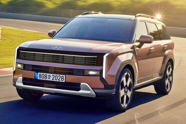 현대 싼타페 부분 변경 모델 예상도 /사진=갓차, KoreanCarBlog