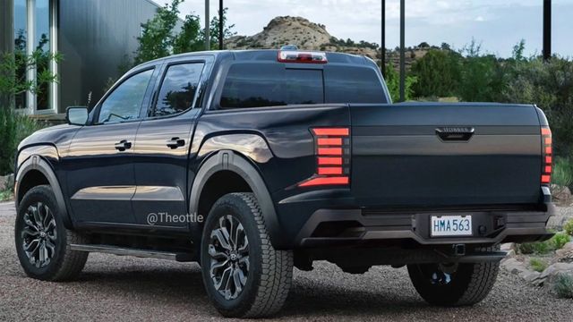 현대차와 GM이 공동 개발할 픽업트럭의 예상도 /사진=Theottle