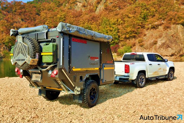 트레일러를 견인 중인 쉐보레 콜로라도 /사진=오토트리뷴 DB