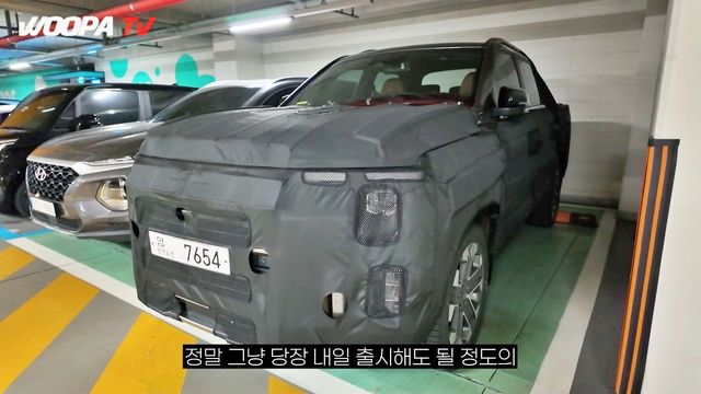 KGM Q300 테스트카 스파이샷 /사진=유튜브 '우파푸른하늘Woopa TV'