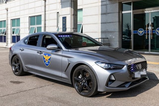 ▲제네시스 G70 암행순찰차(사진=경기남부경찰청)