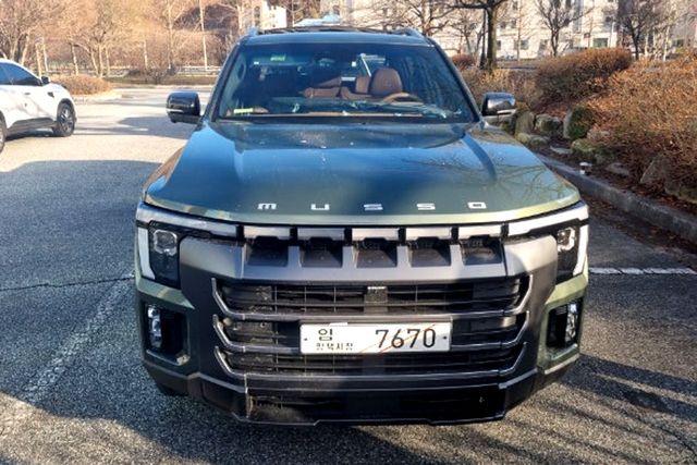 KGM 신형 무쏘 그랜드 스타일 유출 사진 /사진=온라인 커뮤니티