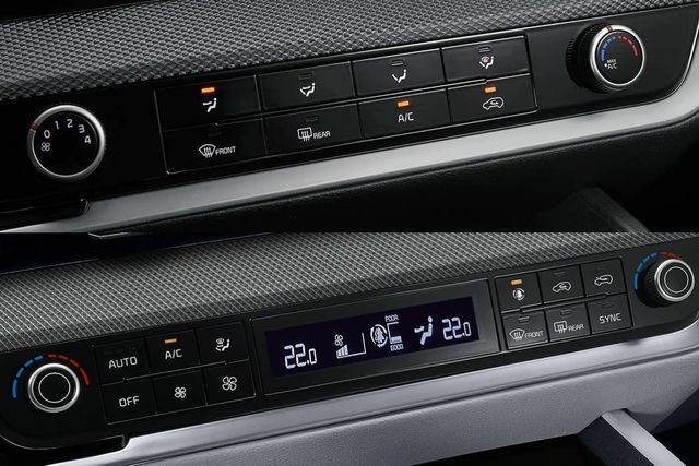 참고사진, 일부 차량은 트림에 따라 매뉴얼 또는 오토 공조 방식을 적용한다. /사진=기아 스포티지