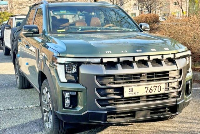 KGM 신형 무쏘 그랜드 스타일 유출 사진 /사진=온라인 커뮤니티