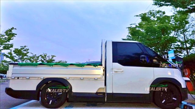 기아 PV5 오픈베드 테스트카 /사진=유튜브 '힐러 Healer TV'