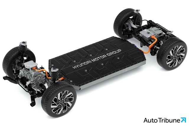 ▲현대 전기차 전용 플랫폼 E-GMP(사진=현대자동차)