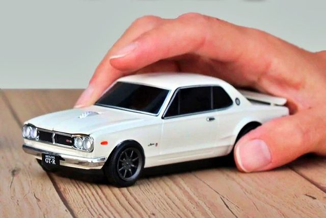 ▲초대 닛산 스카이라인 GT-R 기반 블루투스 마우스(사진=인스타그램 'camshop_by_faith')
