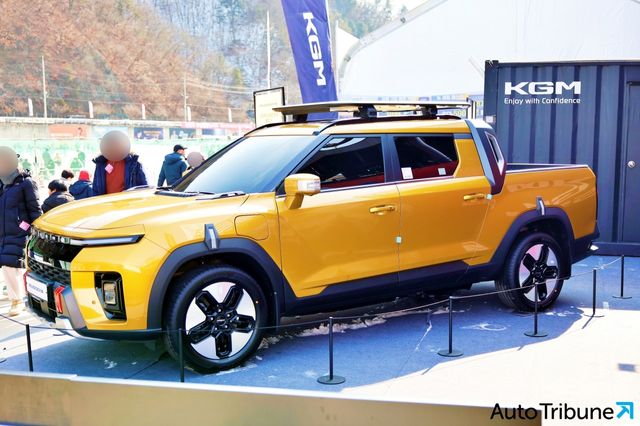 ▲KGM 무쏘 EV(사진=김동민 기자)