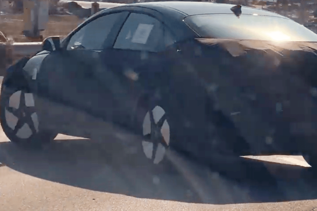 ▲현대 신형 아이오닉 6 테스트카 스파이샷(사진=네이버 블로그 '지안')