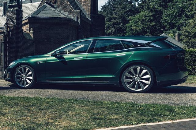 ▲한 커스텀 업체가 제작한 모델S 왜건 (사진=nielsvanroijdesign)