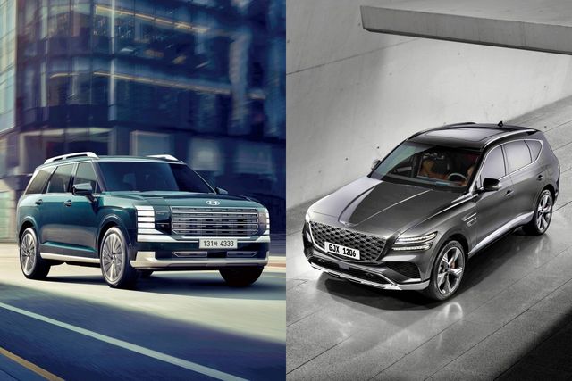 ▲현대 팰리세이드, 제네시스 GV80(사진=각 브랜드)