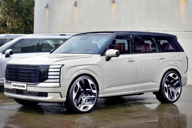 ▲현대 신형 팰리세이드 튜닝 렌더링(사진=인스타그램 'kelsonik')