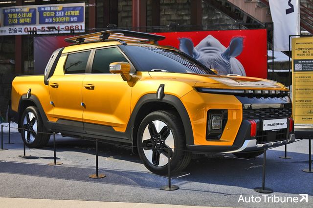 ▲KGM 무쏘 EV(사진=김동민 기자)