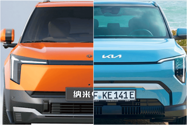 ▲나미 06, EV3(사진=둥펑자동차, 기아)