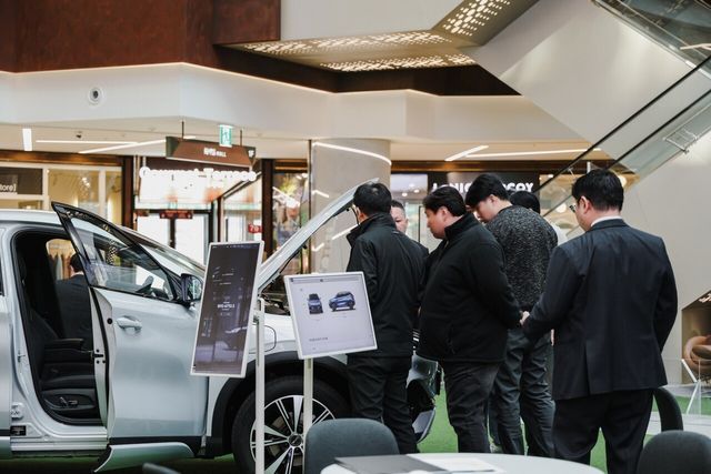 ▲DT 네트웍스, BYD Auto 분당 전시장 오픈 앞두고 팝업스토어 진행(사진=DT 네트웍스)