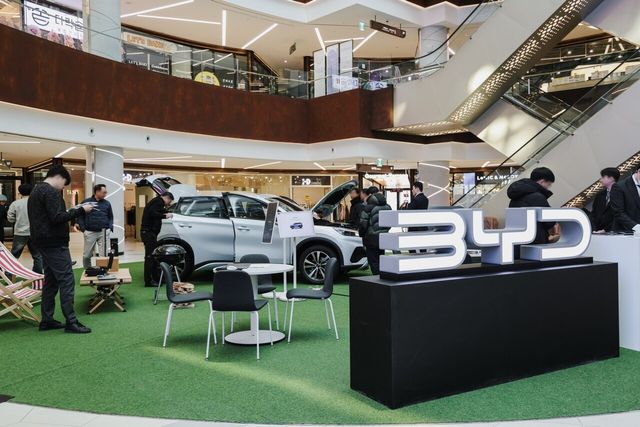 ▲DT 네트웍스, BYD Auto 분당 전시장 오픈 앞두고 팝업스토어 진행(사진=DT 네트웍스)