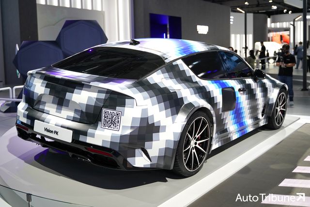 ▲스팅어를 기반으로 개발된 비전 FK(사진=기노현 기자)