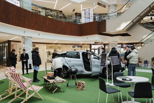 ▲DT 네트웍스, BYD Auto 분당 전시장 오픈 앞두고 팝업스토어 진행(사진=DT 네트웍스)