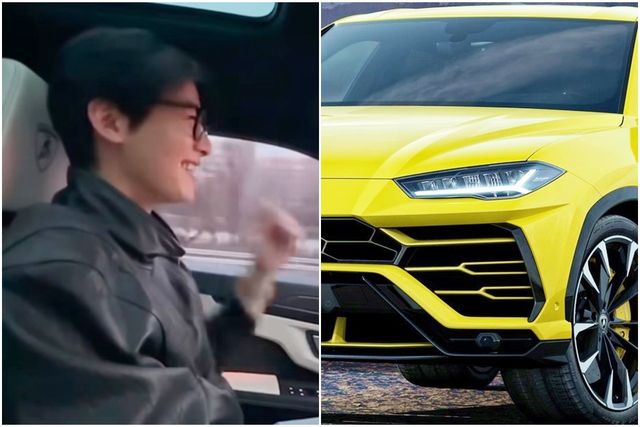 ▲차은우, 우루스(사진=개인 SNS, 람보르기니)