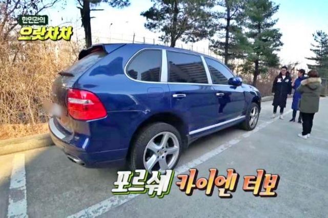 ▲지상렬이 기존 소유했던 1세대 후기형 포르쉐 카이엔 터보(사진=인스티즈)