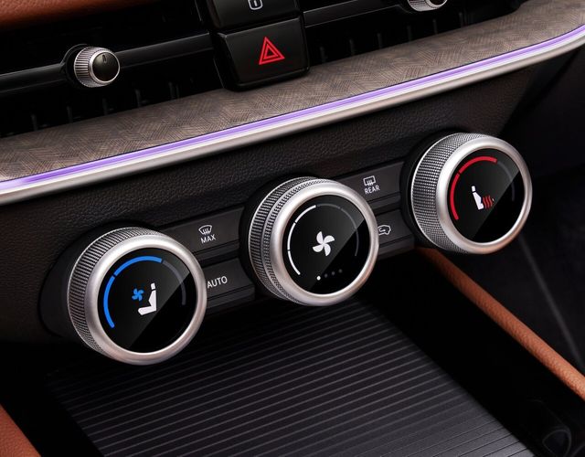 ▲슈코다 슈퍼브의 에어컨 조작부 (사진=슈코다)