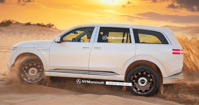 ▲제네시스 GV90 예상도(사진=유튜브'뉴욕맘모스 l NYMammoth')