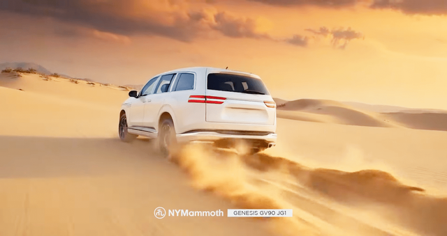 ▲제네시스 GV90 고급형 예상도(사진=유튜브'뉴욕맘모스 l NYMammoth')
