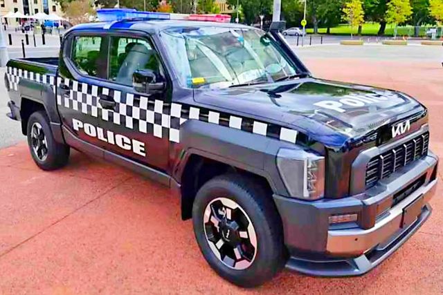 ▲기아 타스만 경찰차 콘셉트카(사진=kiatasman)