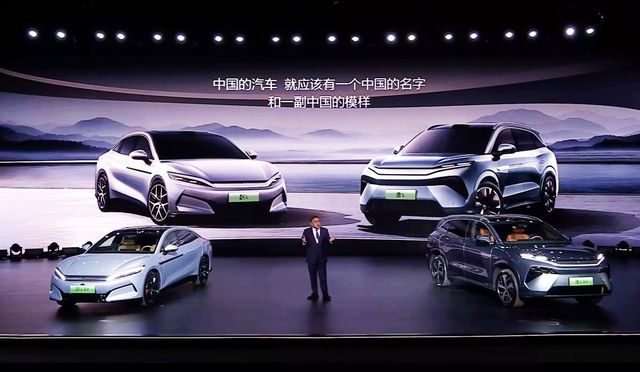 ▲BYD의 새로운 전기차 한L과 탕L (사진=BYD)