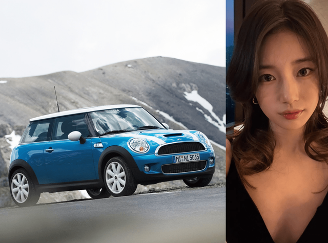 ▲수지가 소유했던 미니 쿠퍼 (사진=미니,수지 SNS)