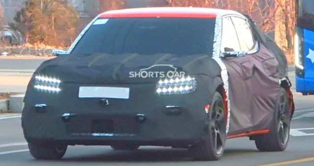 ▲GV60 마그마 스파이샷(사진=숏카 Shorts Car)