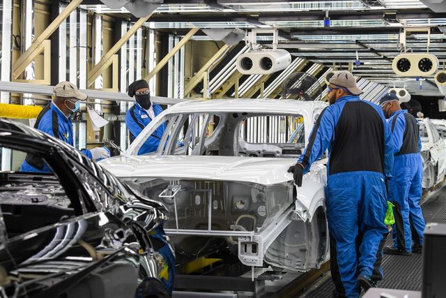 ▲참고사진, 현대차 엘라배마 생산 라인(사진=현대차)