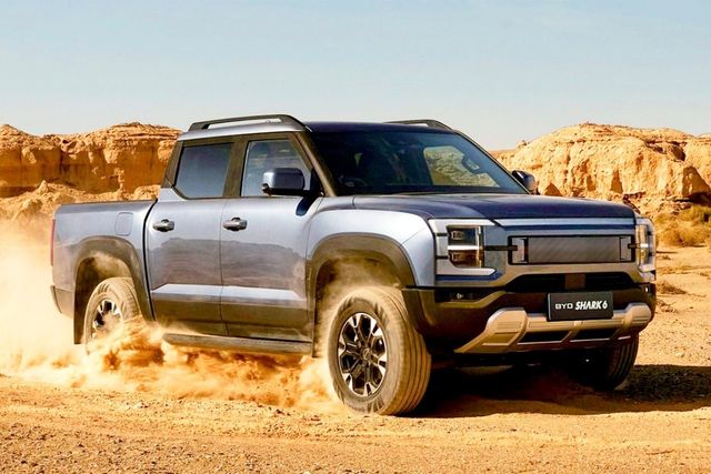 ▲참고사진, PHEV 픽업트럭 샤크 6(사진=BYD)