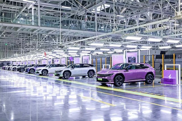 ▲일부 파트에서 근로자가 보이지 않는 혼다 중국 공장 (사진=혼다)