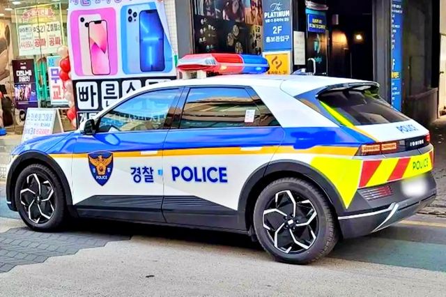 ▲참고사진, 현대 아이오닉 5 경찰차(사진=클리앙)