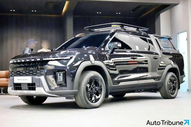 ▲KGM 무쏘 EV 블랙 엣지(사진=김동민 기자)