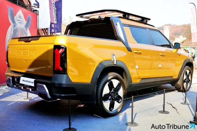 ▲KGM 무쏘 EV(사진=김동민 기자)