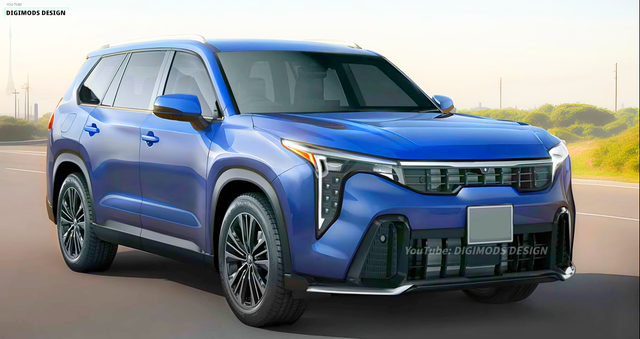 ▲기아 신형 모하비 예상도(사진=유튜브'Digimods Design')