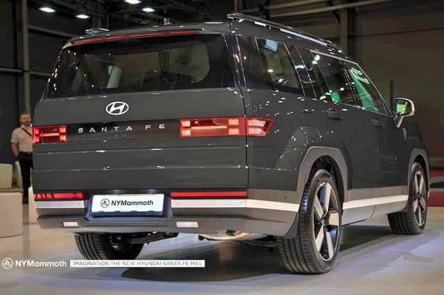 ▲싼타페 부분 변경 모델 예상도(사진=뉴욕맘모스)