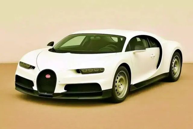 ▲깡통 트림으로 둔갑한 부가티 시론(사진=인스타그램 'a1_garage')